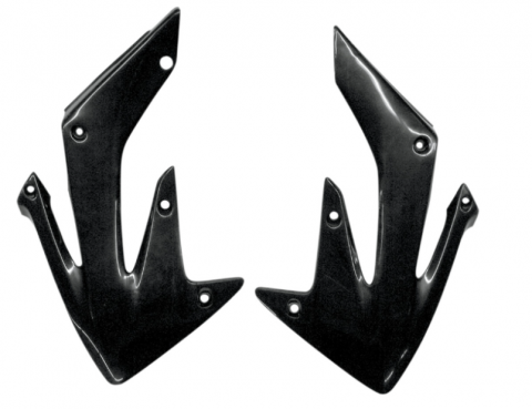 CRF250R'04-09 - UFO Radiator Shrouds Black